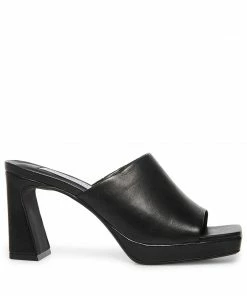 SteveMadden WOMEN’S SHOES DEDICATE BLACK LEATHER