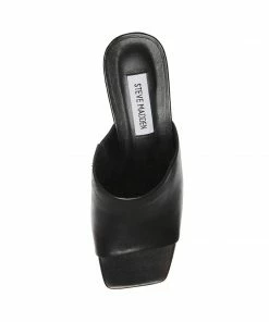SteveMadden WOMEN’S SHOES DEDICATE BLACK LEATHER