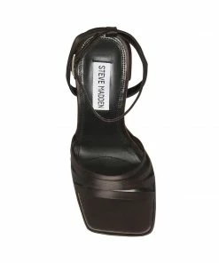 SteveMadden WOMEN’S SHOES DISCO BLACK SATIN
