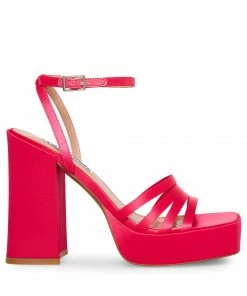 SteveMadden DISCO PINK SATIN WOMEN’S SHOES