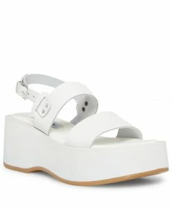 STEVEMADDEN WOMEN’S SHOES DISPLAY WHITE LEATHER