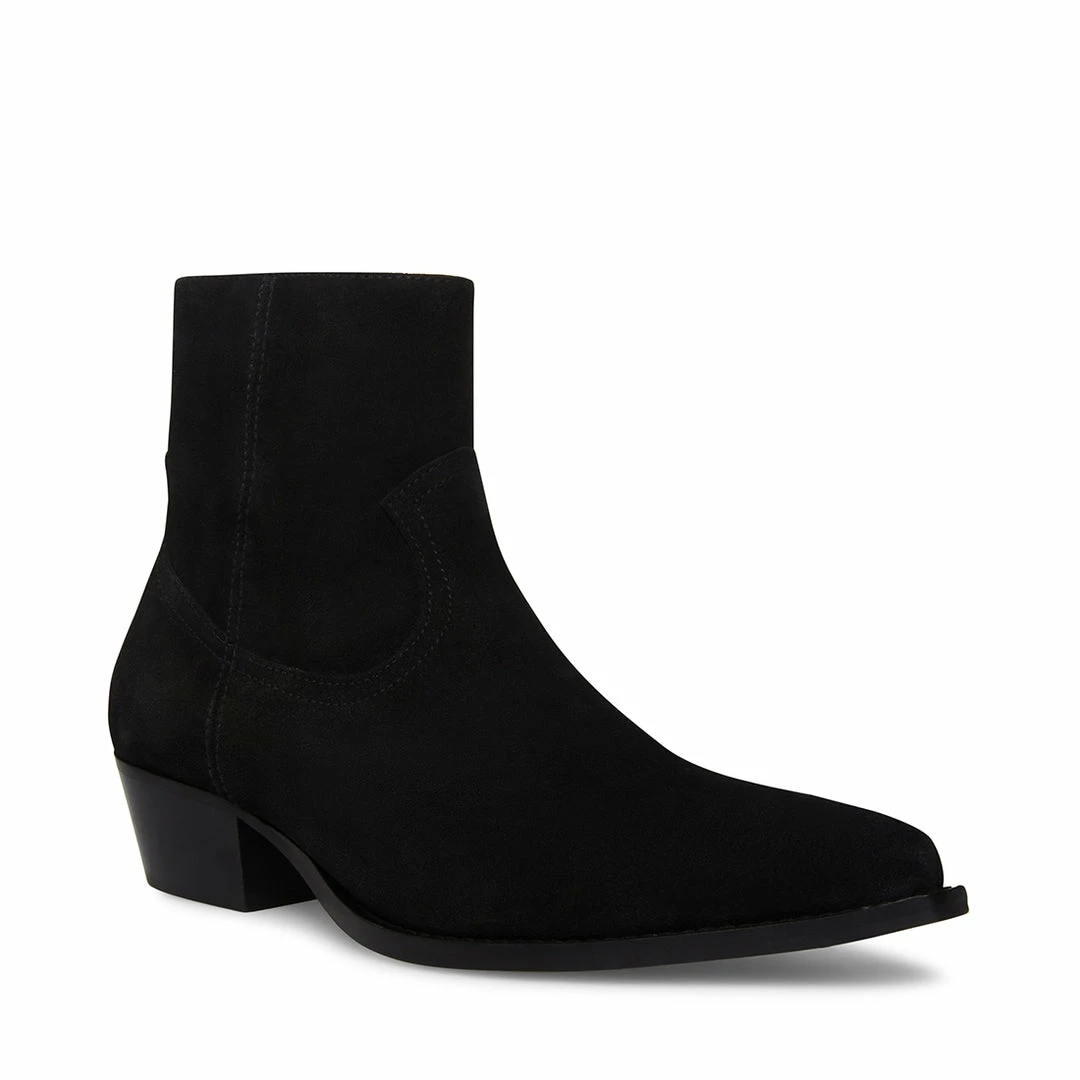 STEVEMADDEN NEW & NOW DUSTIN BLACK SUEDE
