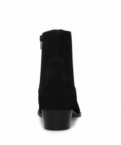 STEVEMADDEN NEW & NOW DUSTIN BLACK SUEDE