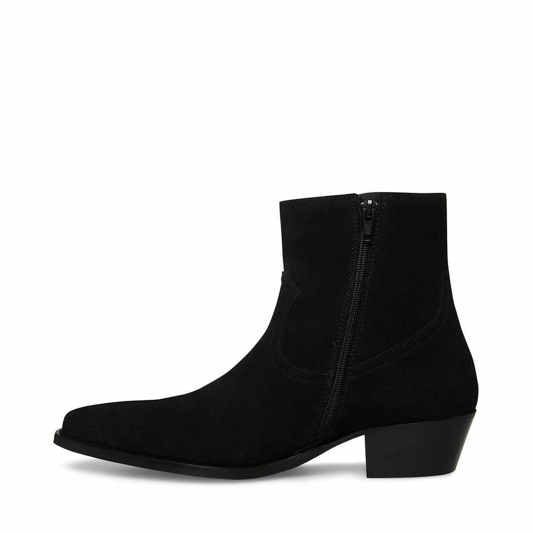 STEVEMADDEN NEW & NOW DUSTIN BLACK SUEDE