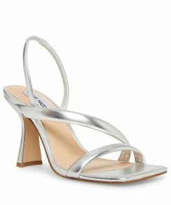 STEVEMADDEN ELIZABETH SILVER NEW & NOW