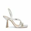 STEVEMADDEN ELIZABETH SILVER NEW & NOW