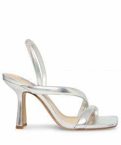 STEVEMADDEN ELIZABETH SILVER NEW & NOW