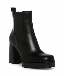 STEVEMADDEN EXPECT BLACK LEATHER