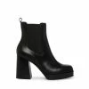 STEVEMADDEN EXPECT BLACK LEATHER
