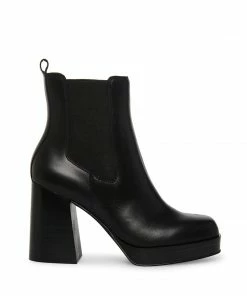 STEVEMADDEN EXPECT BLACK LEATHER