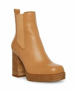 STEVEMADDEN EXPECT TAN LEATHER