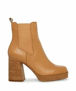 STEVEMADDEN EXPECT TAN LEATHER