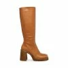 STEVEMADDEN FANATIK TAN LEATHER NEW & NOW