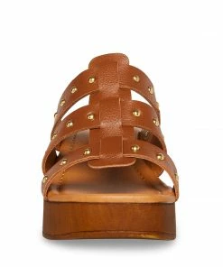 STEVEMADDEN FIONA TAN LEATHER WOMEN’S SHOES