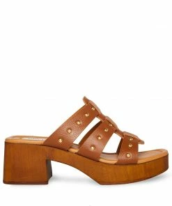 STEVEMADDEN FIONA TAN LEATHER WOMEN’S SHOES