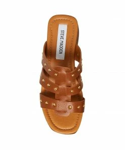 STEVEMADDEN FIONA TAN LEATHER WOMEN’S SHOES