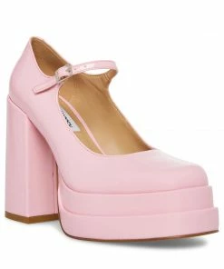 STEVEMADDEN GABRIELLE PINK PATENT NEW & NOW