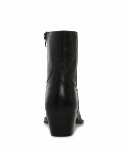 STEVEMADDEN NEW & NOW GREYSON BLACK LEATHER