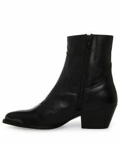 STEVEMADDEN NEW & NOW GREYSON BLACK LEATHER