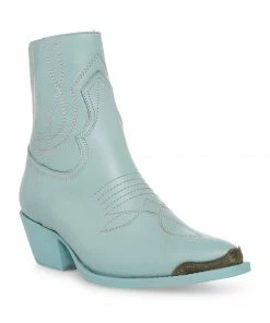 STEVEMADDEN GREYSON BABY BLUE LEATHER NEW & NOW