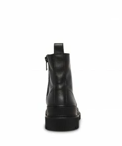 SteveMadden GUARDIAN BLACK LEATHER