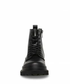 SteveMadden GUARDIAN BLACK LEATHER