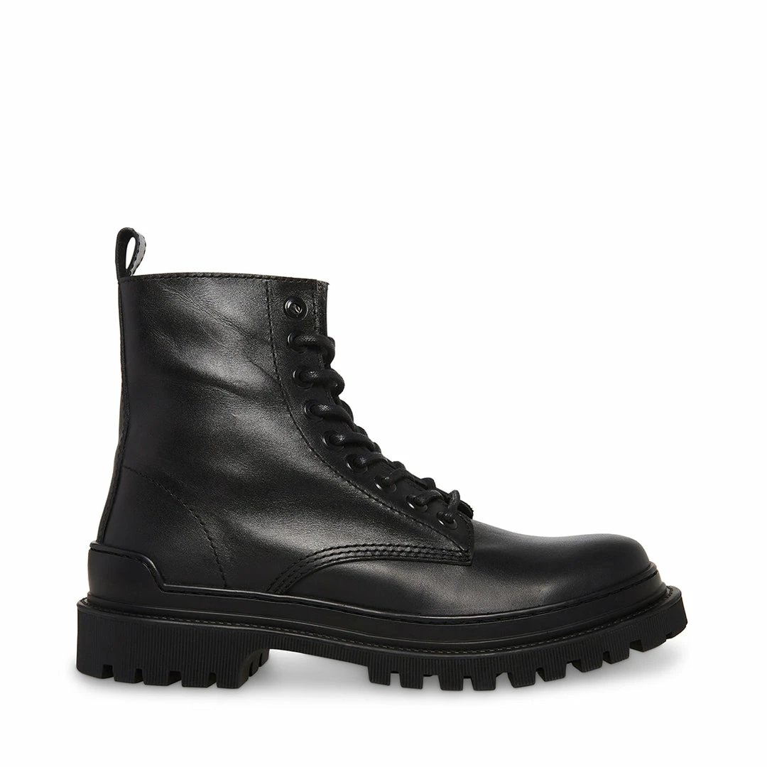 SteveMadden GUARDIAN BLACK LEATHER