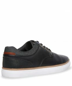 SteveMadden GULLY BLACK LEATHER MEN'S