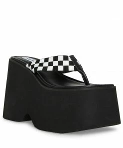 STEVEMADDEN GWEN BLACK/WHITE