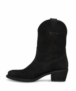 STEVEMADDEN NEW & NOW HARMONY BLACK NUBUCK