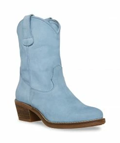 STEVEMADDEN NEW & NOW HARMONY BLUE NUBUCK