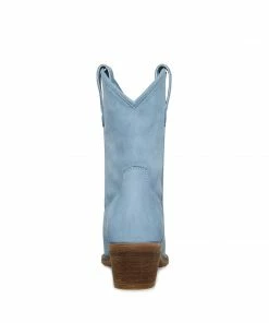 STEVEMADDEN NEW & NOW HARMONY BLUE NUBUCK