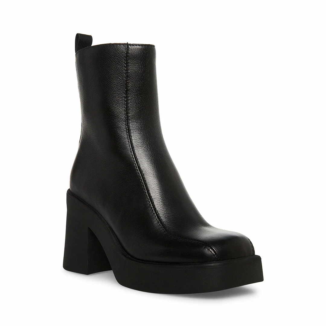 STEVEMADDEN HOPE BLACK LEATHER