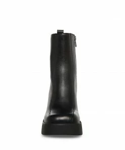 STEVEMADDEN HOPE BLACK LEATHER