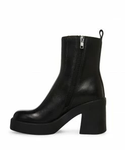 STEVEMADDEN HOPE BLACK LEATHER