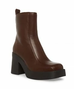 STEVEMADDEN HOPE BROWN LEATHER NEW & NOW