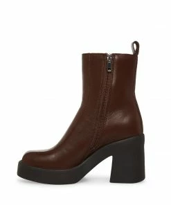 STEVEMADDEN HOPE BROWN LEATHER NEW & NOW