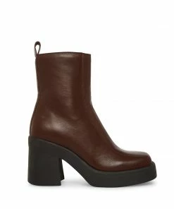 STEVEMADDEN HOPE BROWN LEATHER NEW & NOW