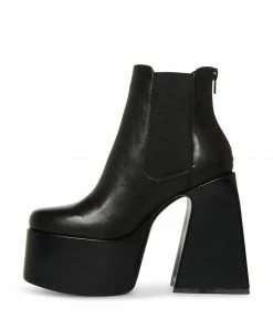 STEVEMADDEN HUSTLE BLACK LEATHER NEW & NOW