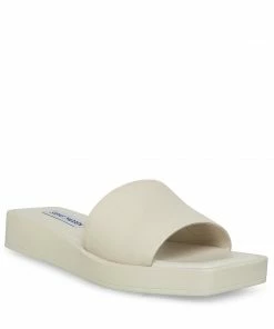 STEVEMADDEN IMARA BONE LEATHER WOMEN’S SHOES