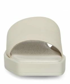 STEVEMADDEN IMARA BONE LEATHER WOMEN’S SHOES