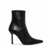 STEVEMADDEN IYANNA BLACK LEATHER NEW & NOW