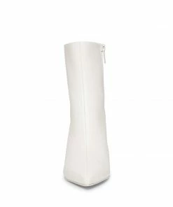 STEVEMADDEN NEW & NOW IYANNA WHITE LEATHER