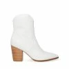 SteveMadden JANETTA WHITE LEATHER WOMEN’S SHOES
