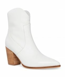 SteveMadden JANETTA WHITE LEATHER WOMEN’S SHOES