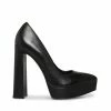 STEVEMADDEN JASMINE BLACK LEATHER WOMEN’S SHOES
