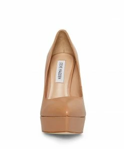 STEVEMADDEN JASMINE TAN LEATHER WOMEN’S SHOES