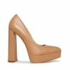 STEVEMADDEN JASMINE TAN LEATHER WOMEN’S SHOES