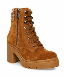 SteveMadden WOMEN’S SHOES JAYDIN-F BROWN SUEDE