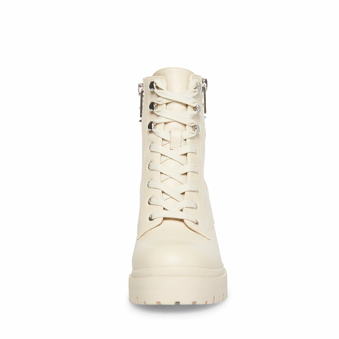 SteveMadden WOMEN’S SHOES JAYDIN BONE LEATHER